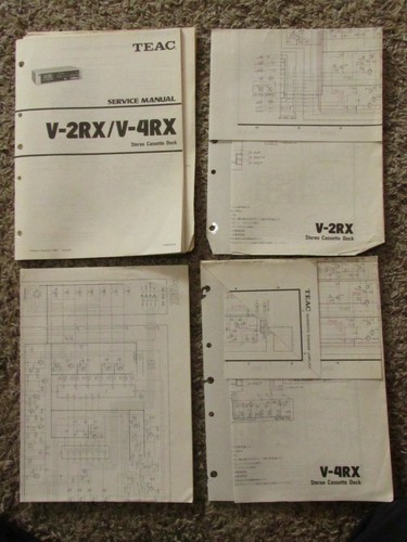 Teac 2rx 4rx cassette tape - teac, v-2rx