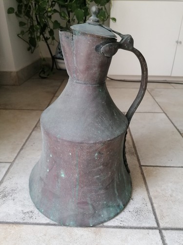 Antica brocca rame entra - antica,