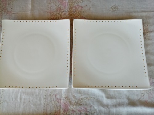Piatto quadro porcellana - piatto,
