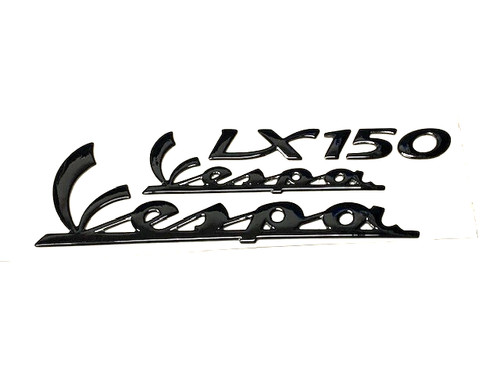 Targhetta nera vespa 150 - targhetta,