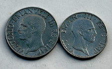 ITALY 1 LIRA 1942 & 50