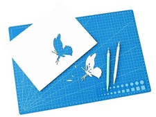 TAPPETINO DA TAGLIO A3 IN PVC PLURISTRATO TAGLIARE CARTA CARTONE 45 x 30 cm