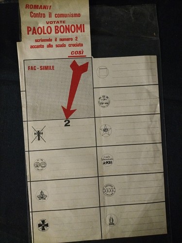 Scheda elettorale contro - scheda,