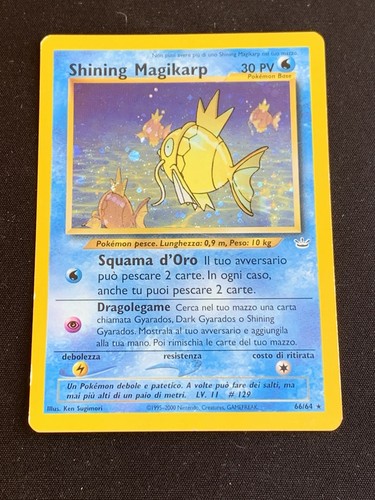 Pokemon tcg shining magikarp - tcg,