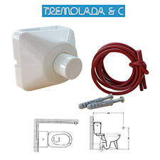Pulsante muro scarico a distanza per cassetta wc monoflusso pneumatica Tremolada