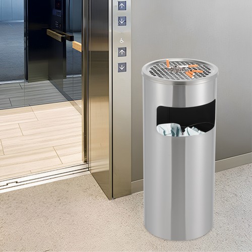 Pattumiera acciaio inox 30l - pattumiera,