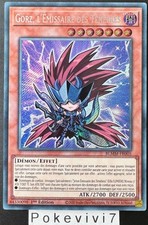 Carte YU-GI-OH! GORZ, L'EMISSAIRE DES TENEBRES BLMM-FR005 Secret Rare NEUF