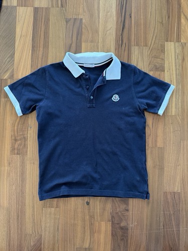 Polo bambino moncler nera - moncler,
