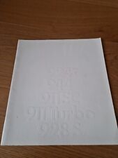 Porsche 911 924 944 928 Gamma  1982 Brochure dépliant  catalogo German