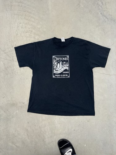 Shirt nera vintage deftones - t-shirt,