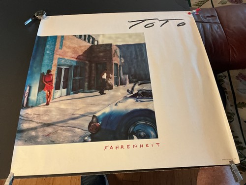 Toto fahrenheit 1986 poster - toto,