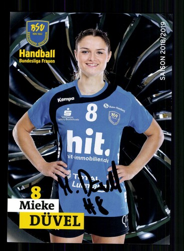 Mieke düvel autogrammkarte - mieke,