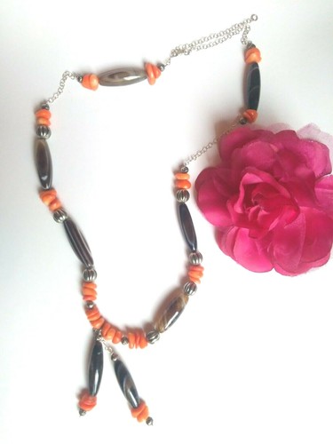 Collana lunga donna pietre