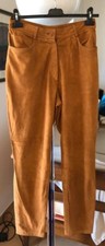 Pantaloni in pelle scamosciata