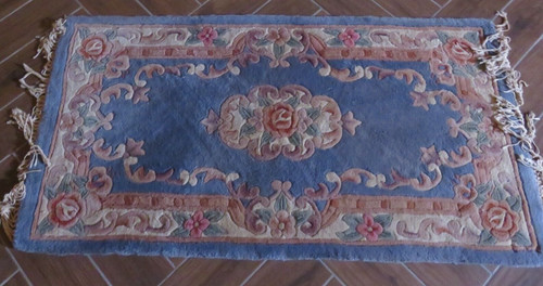 Tappeto azzurro