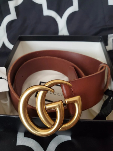 Gucci brown leather - brown,