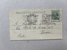 A) Intero postale Italia Regno