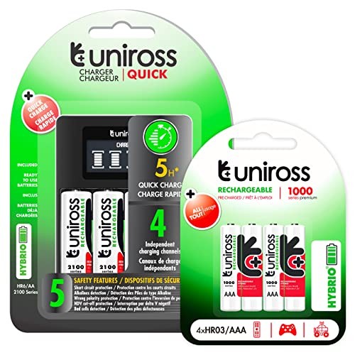 Uniross caricabatterie rapido - uniross,