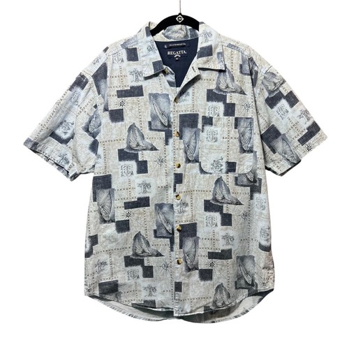 Camicia vintage regata stampa