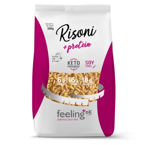 Feeling risoni protein - +,