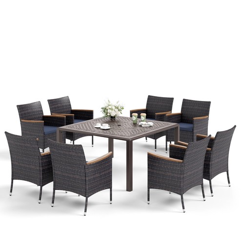 Piece patio dining - 9,