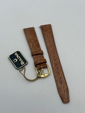 bulova 16mm cinturino strap with buckle and tag