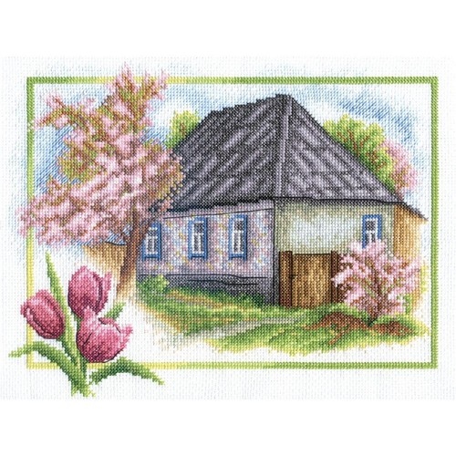 Set punto croce panna - set,