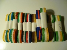 55 MT PASSAMANERIA COTONE TRI COLORI 1,5 CM / 3,5 CM PASSAMANERIE AVANZI