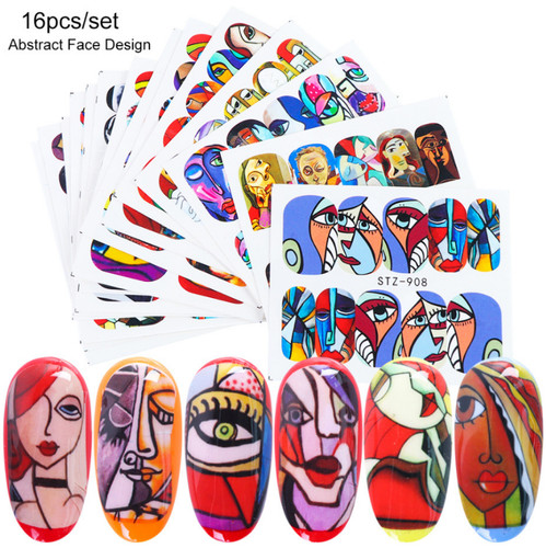 16pz adesivi nail art - 16pz,