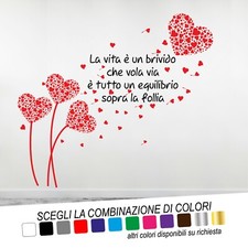 Adesivo Murale Frase LA VITA