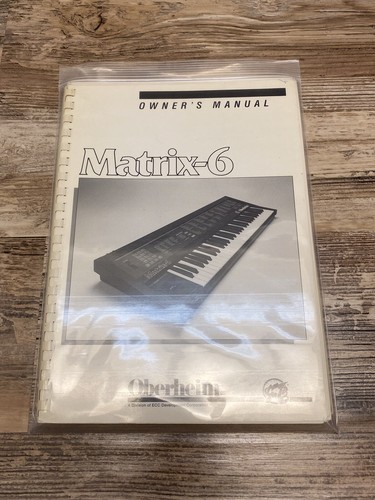 Oberheim matrix owners - 6,