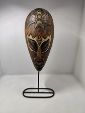 Maschera Tribale Etnica in Legno Intagliata a Mano | Decorazione...