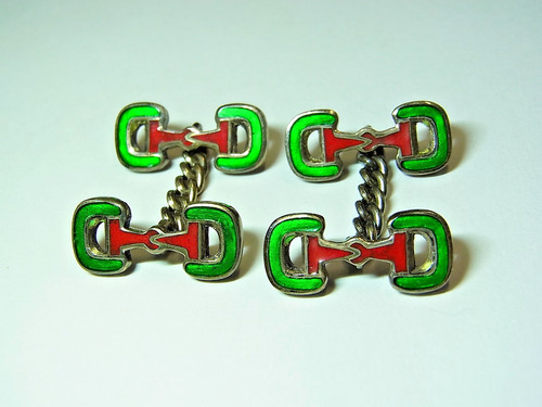 Gemelli gucci verde rosso - gucci,