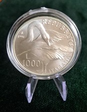 Moneta Italia Commemorativa 1000 Lire " Montale " 1996 FDC da divisionale