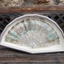 Ventaglio Antico In Madreperla  ❤️❤️❤️