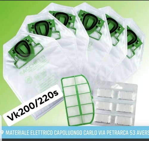 Sacchetti folletto 200 vk - folletto,