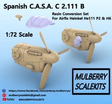 1/72 MULBERRY SCALEKITS CASA C 2.111 CONVERSION SET FOR AIRFIX HEINKEL He111 H/P