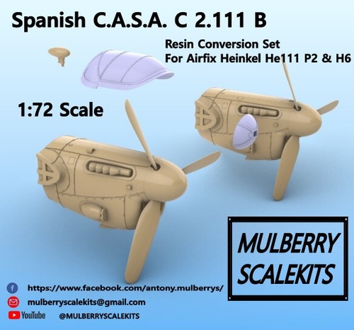 Mulberry scalekits casa c - 1/72,