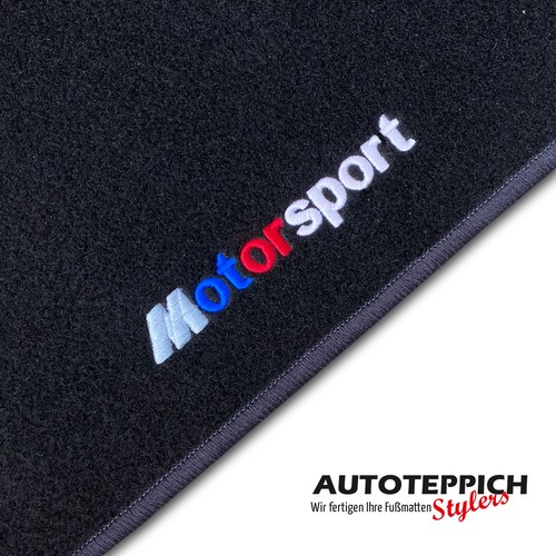 Fußmatten 3farbig motorsport - fußmatten,