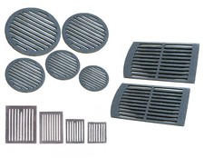 Griglia angolare camino stufa