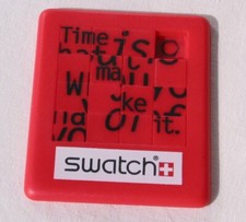Swatch gadget raro gioco del 15 rosso nuovo perfetto da collezione