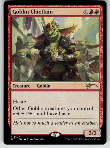 Goblin chieftain rara - chieftain, (2424)