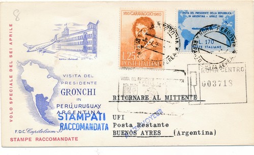 Postal history 1961 republic - postal,