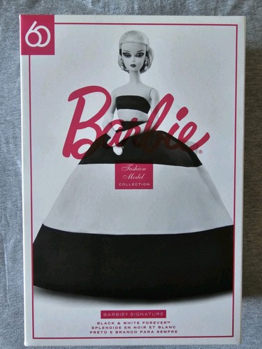 Barbie black white forever - black,