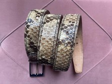 Cintura in Vero Pitone Paolo