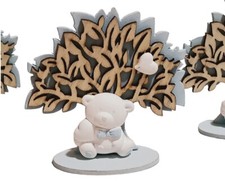 bomboniera battesimo Bimbo Albero Della Vita  Orsetto Segnaposto 