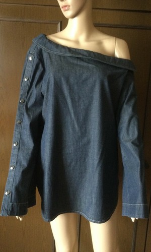 Denim shirt marina rinaldi - shirt,