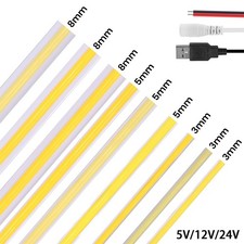Striscia LED COB 5V 12V 24V