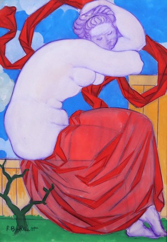 Disegno robert barillot donna - disegno,