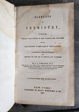 1848 Elements of Chemistry By